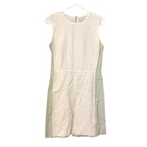 2/$25 Gap - Cream 2 Toned Sleeveless Linen Dress